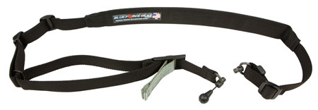 Blue Force Gear VCAS2TO1RED200AABK Vickers 221 Sling made of Black Cordura with 57"-67" OAL, 2" W, Padded & One-Two Point Design & RED Swivel for AR Platform                                            (JRZGM)