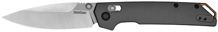 Kershaw 2038 Iridium  Full Size 3.40" Folding Spear Point Plain Satin/Stonewashed D2 Steel Blade, Gray Anodized Aluminum Handle, Includes Pocket Clip                                                    (06LDR)