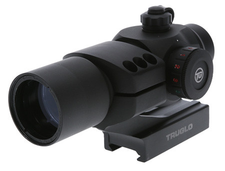 TruGlo TG-TG8230RB Triton  Black Anodized 1x 30mm 3 MOA Illuminated Tri-Color Center Dot Reticle (P9AWV)