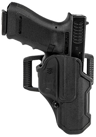 Blackhawk 410261BKR T-Series L2C Light Bearing OWB Black Polymer Belt Slide Fits Sig P320/M17/M18 Right Hand (EZ9YR)