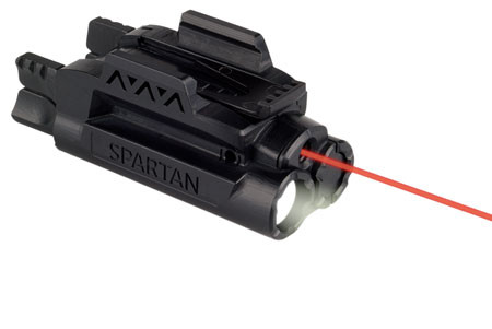 LaserMax SPSCR Red Spartan Light/Laser  Black 120 Lumens White LED                                                                                                                                       (4E4E4)