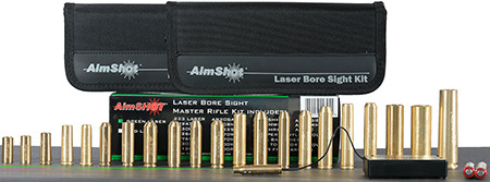 AimShot  Master Kit  Multi-Caliber Bore Sight with Green 532nM Laser & Uses 2 AAA Batteries for Rifles (Batteries Not Included) (V74ZO)