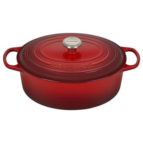 6.75-Quart Signature Cast Iron Oval Dutch Oven (2NW5T)