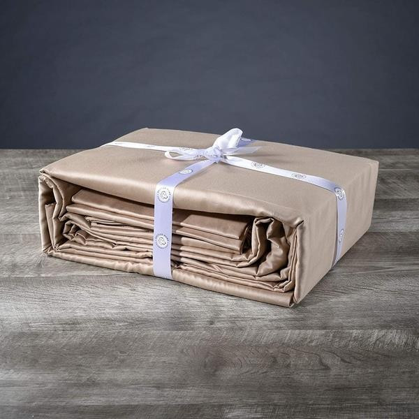 100 Percent Organic Cotton Bed Sheet Set - Queen (HFWI4)