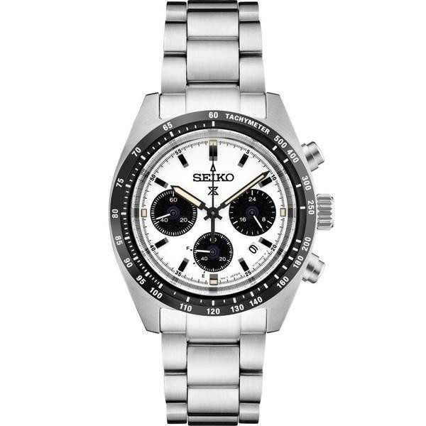 Men's Prospex Speedtimer Solar Chronograph Watch - White Dial (8MFBZ)