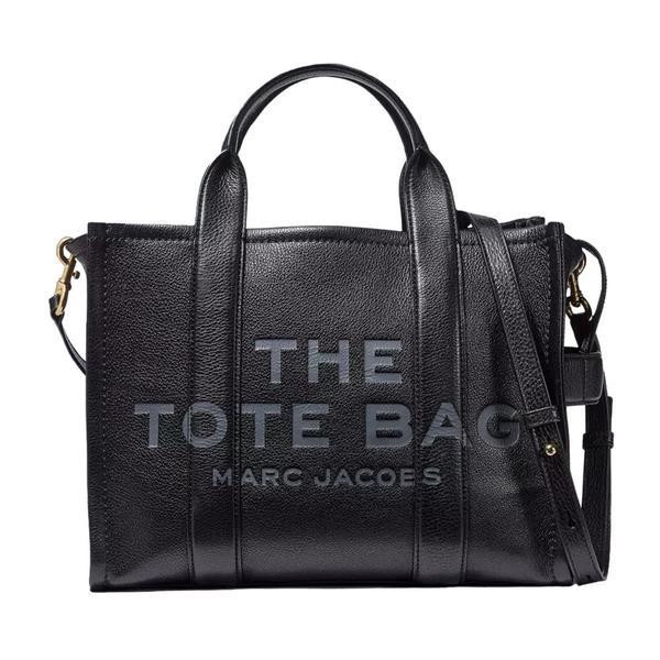 The Leather Medium Tote Bag - Black (G3M44)