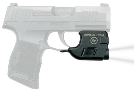 Crimson Trace 0182801 LTG-772 Tactical Light For Sig Sauer P365 Lightguard Black Anodized 110 Lumens White LED Light (I259T)