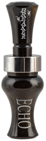 Echo Calls 78909 Breaker  Single Reed Mallard Hen Sounds Attracts Ducks Black Gold Pearl Acrylic (WTT9N)
