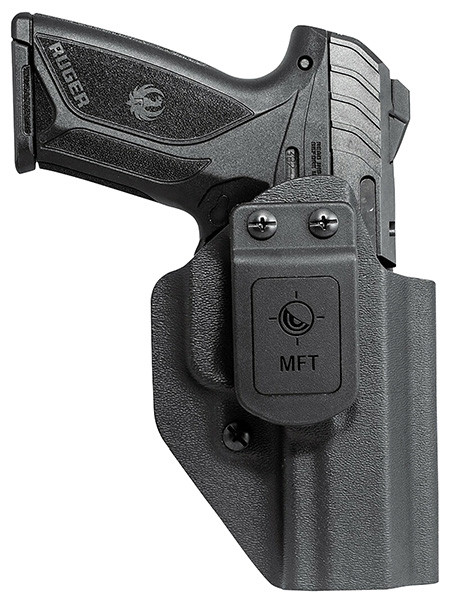 Mission First Tactical HRUSEC9AIWBABL Appendix Holster IWB/OWB Black Polymer Belt Clip Fits Ruger Security-9 Ambidextrous                                                                                (1YFGS)