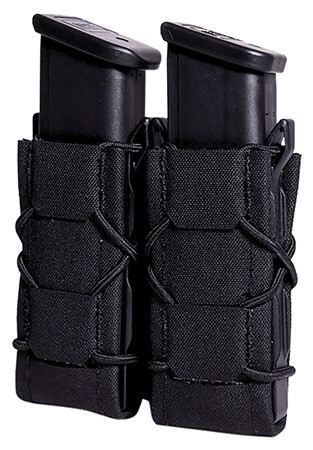 High Speed Gear 24PT02BK TACO Gen 2 Double Pistol Black Nylon MOLLE Compatible w/ Pistol                                                                                                                 (E2M5V)