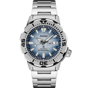 Seiko Special Editions Ss Diver, Ice Blue Dial W/Rotating Bezel (A19BN)