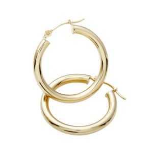 Gold Hoop Earrings (MXWJD)