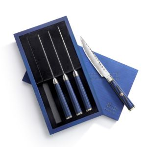 4-Piece Kita Series Steak Knife Set W/Ash Box (JI4VT)