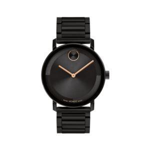 Movado Bold Evolution 2.0 Gents. Black Ip Case. Black Dial. Black Ip Bracelet. (4M4M9)