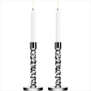 Carat Candlestick Silver Medium 2-Pack (KBNZY)