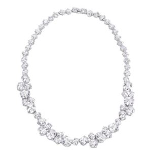Cubic Zirconia Collar Necklace (DYH0D)