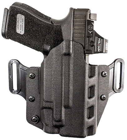 DeSantis Gunhide 195KA6VZ0 Veiled Partner  OWB Black Glock 19/23/32/45 Ambidextrous (NS4IW)