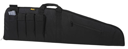 US PeaceKeeper P20035 MSR Case Water Resistant Black 600D Polyester w/ Brushed Tricot Liner 2" Padding & Lockable Zippers                                                                                (32H1B)