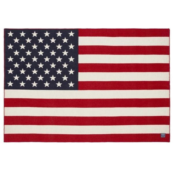 American Flag Wool Throw (S9JHR)