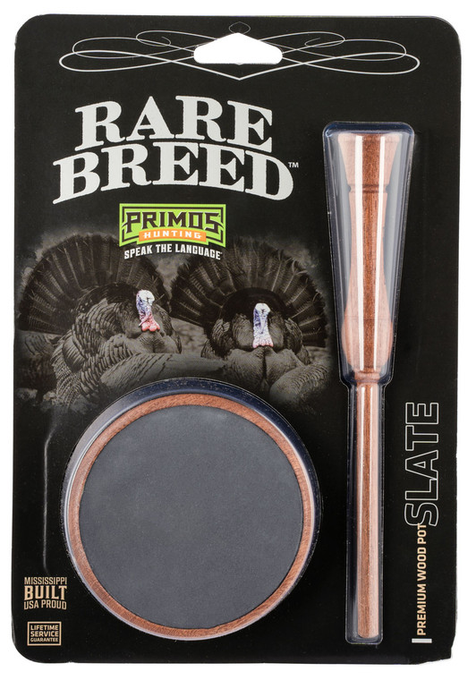 Primos PS2904 Rare Breed  Friction Call Attracts Turkeys Natural Wood/Slate                                                                                                                              (Y9Q29)