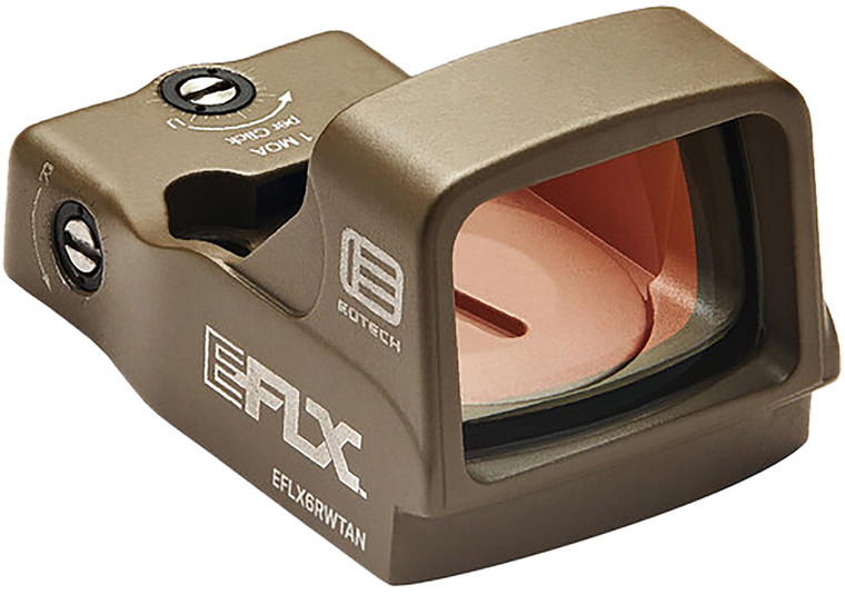 Eotech EFLX3RWTAN EFLX Mini Reflex Sight  Tan 1 x 3 MOA Red Dot                                                                                                                                          (ACOYD)