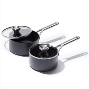 Ceramic Professional Nonstick 4Pc Saucepan Set (JH1Z8)