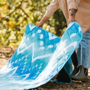 Terra Blanket - Blue Chevron (GBPRS)