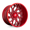 Fuel 1PC: D742 RUNNER, D742 20X10 8X180 GL-RED-MIL -18MM