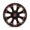 Fuel 1PC: D787 ASSAULT, D787 17X9 6X135/5.5 M-BLK RD-MILL -12MM