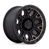 Fuel 1PC: D824 TRACTION, D824 17X9 6X4.5 M-BLK-DDT 1MM