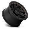 Fuel 1PC: D824 TRACTION, D824 17X9 6X5.5 M-BLK-DDT -12MM