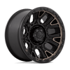 Fuel 1PC: D824 TRACTION, D824 20X10 8X170 M-BLK-DDT -18MM