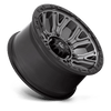 Fuel 1PC: D825 TRACTION, D825 20X10 6X5.5 M-GNMTL BLK-RG -18MM