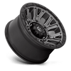 Fuel 1PC: D825 TRACTION, D825 20X10 8X6.5 M-GNMTL BLK-RG -18MM