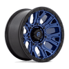 Fuel 1PC: D827 TRACTION, D827 20X10 6X5.5 DK-BLUE BLK-RG -18MM