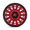 Fuel 1PC: D834 CYCLE, D834 20X9 6X135 C-RED-BLK-RG 1MM