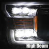 AlphaRex 18-19 Ford F150 NOVA-Series LED Projector Headlights Black