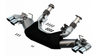 BORLA 2020-2023 Chevrolet Corvette Stingray Cat-Back Exhaust System S-Type (Bright Chrome)