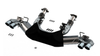 BORLA 2020-2023 Chevrolet Corvette Stingray Cat-Back Exhaust System ATAK (Bright Chrome)