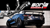 BORLA 2020-2023 Chevrolet Corvette Stingray Cat-Back Exhaust System ATAK (Black Chrome)