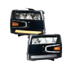 Form Lighting 2007-2013 Chevrolet Silverado LED Reflector Headlights (Pair)