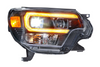 Morimoto XB Hybrid LED Headlights for 2012-2015 Toyota Tacoma (Amber DRL)