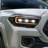 Form Lighting 2016-2022 Toyota Tacoma Sequential LED Projector Headlights (Amber DRL)