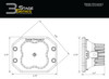 Diode Dynamics Stage Series 3" Sport Yellow, Flush Mount (Single)