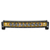 Rigid Industries 20" LED Light Bar Single Row Curved Amber Backlight Radiance Plus