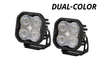 Diode Dynamics Stage Series 3" Dual-Color LED Fog Lights (Pair)