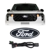 Putco Luminix White Oval LED Grille Emblem for 2025-2027 Ford Maverick