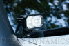 Diode Dynamics Stage Series 2" LED Pod Sport White Driving Standard Amber Backlight