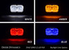 Diode Dynamics Stage Series 2" LED Pod Sport White Combo Standard Amber Backlight (Single)