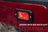 Diode Dynamics Stage Series 2" LED Pod Sport White Flood Flush Amber Backlight